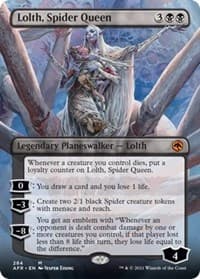 Lolth, Spider Queen (Borderless) - Adventures in the Forgotten Realms - Magic: The Gathering card
