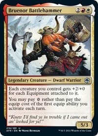 Bruenor Battlehammer - Adventures in the Forgotten Realms - Magic: The Gathering card
