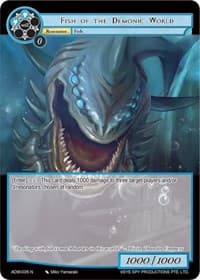 Fish of the Demonic World - Assault into the Demonic World - Force of Will card