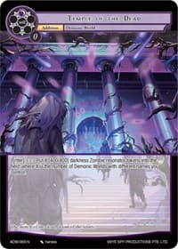 Temple of the Dead - Assault into the Demonic World - Force of Will card