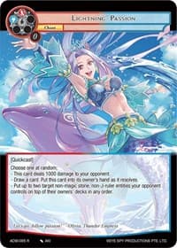 Lightning Passion - Assault into the Demonic World - Force of Will card