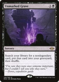 Unmarked Grave - Modern Horizons 2 - Magic: The Gathering card