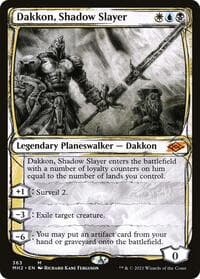 Dakkon, Shadow Slayer (Showcase) - Modern Horizons 2 - Magic: The Gathering card