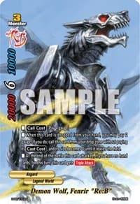 Demon Wolf, Fenrir "Re:B" - Promo Cards - Future Card BuddyFight card