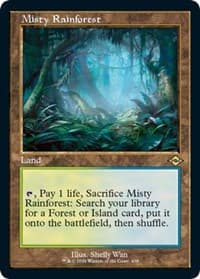 Misty Rainforest (Retro Frame) (Foil Etched) - Modern Horizons 2 - Magic: The Gathering card