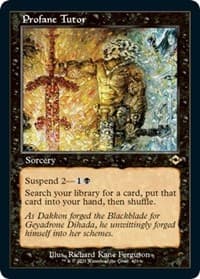 Profane Tutor (Retro Frame) (Foil Etched) - Modern Horizons 2 - Magic: The Gathering card