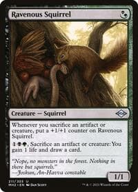 Ravenous Squirrel - Modern Horizons 2 - Magic: The Gathering card