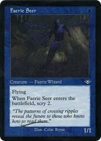 Faerie Seer (Retro Frame) (Foil Etched) - Modern Horizons - Magic: The Gathering card