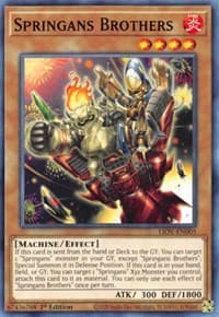 Springans Brothers - Lightning Overdrive - YuGiOh card