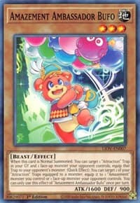 Amazement Ambassador Bufo - Lightning Overdrive - YuGiOh card