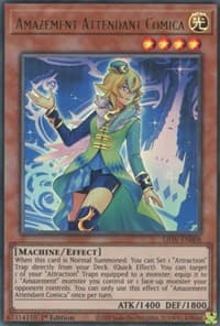 Amazement Attendant Comica - Lightning Overdrive - YuGiOh card