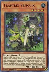 Traptrix Vesiculo - Lightning Overdrive - YuGiOh card