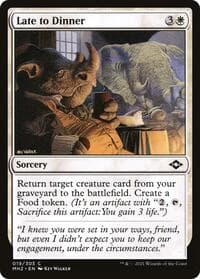 Late to Dinner - Modern Horizons 2 - Magic: The Gathering card