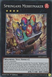 Springans Merrymaker - Lightning Overdrive - YuGiOh card