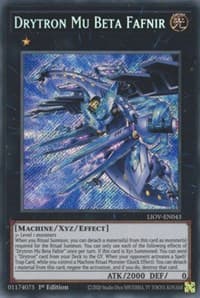 Drytron Mu Beta Fafnir - Lightning Overdrive - YuGiOh card