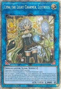 Lyna the Light Charmer, Lustrous (Starlight Rare) - Lightning Overdrive - YuGiOh card