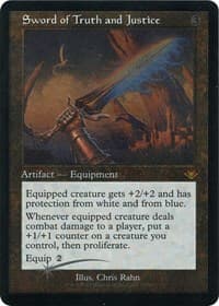 Sword of Truth and Justice (Retro Frame) (Foil Etched) - Modern Horizons - Magic: The Gathering card