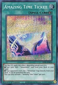 Amazing Time Ticket - Lightning Overdrive - YuGiOh card