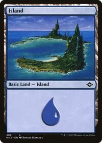 Island (483) - Modern Horizons 2 - Magic: The Gathering card