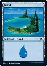 Island (483) (Foil Etched) - Modern Horizons 2 - Magic: The Gathering card