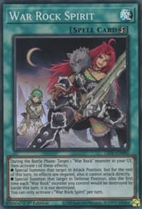 War Rock Spirit - Lightning Overdrive - YuGiOh card