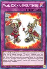 War Rock Generations - Lightning Overdrive - YuGiOh card