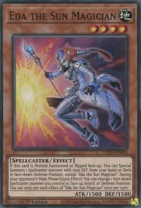 Eda the Sun Magician - Lightning Overdrive - YuGiOh card