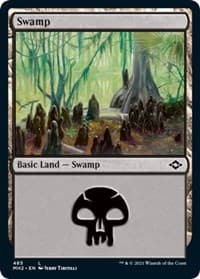 Swamp (485) (Foil Etched) - Modern Horizons 2 - Magic: The Gathering card