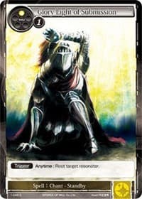 Glory Light of Submission - The Dawn of Valhalla - Force of Will card