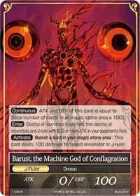 Shuren, the King of Supremacy // Barust, the Machine God of Conflagration - The Dawn of Valhalla - Force of Will card