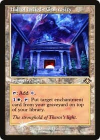 Hall of Heliod's Generosity (Retro Frame) - Modern Horizons - Magic: The Gathering card