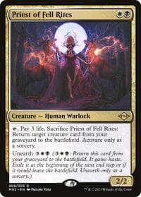 Priest of Fell Rites - Modern Horizons 2 - Magic: The Gathering card