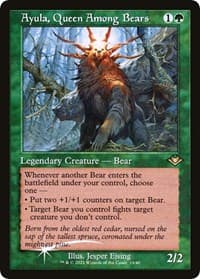 Ayula, Queen Among Bears (Retro Frame) - Modern Horizons - Magic: The Gathering card