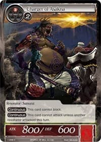Charger of Asakna - The Dawn of Valhalla - Force of Will card