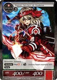 Battle Archer of Asakna - The Dawn of Valhalla - Force of Will card