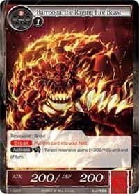 Barrooga, the Raging Fire Beast - The Dawn of Valhalla - Force of Will card