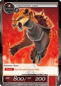 Sabretooth Tiger - The Dawn of Valhalla - Force of Will card