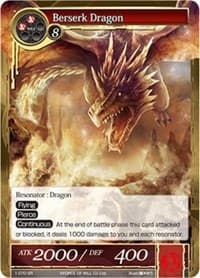 Berserk Dragon - The Dawn of Valhalla - Force of Will card