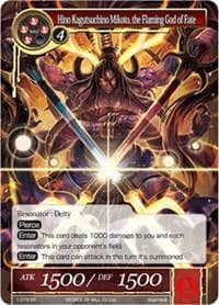 Hino Kagutsuchino Mikoto, the Flaming God of Fate - The Dawn of Valhalla - Force of Will card