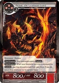 Belial, the Crimson Lord - The Dawn of Valhalla - Force of Will card