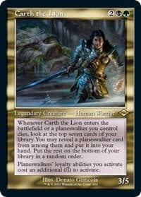 Carth the Lion (Retro Frame) (Foil Etched) - Modern Horizons 2 - Magic: The Gathering card