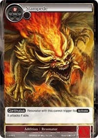 Stampede - The Dawn of Valhalla - Force of Will card