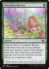 Abundant Harvest - Modern Horizons 2 - Magic: The Gathering card