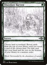 Abundant Harvest (Showcase) - Modern Horizons 2 - Magic: The Gathering card