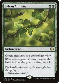 Sylvan Anthem - Modern Horizons 2 - Magic: The Gathering card