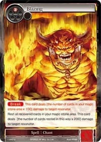 Blazing - The Dawn of Valhalla - Force of Will card