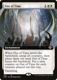 Out of Time (Extended Art) - Modern Horizons 2 - Magic: The Gathering card