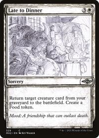 Late to Dinner (Showcase) - Modern Horizons 2 - Magic: The Gathering card