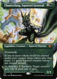 Chatterfang, Squirrel General (Borderless) - Modern Horizons 2 - Magic: The Gathering card