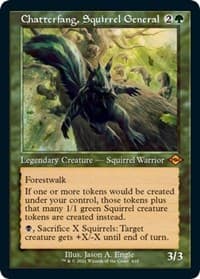 Chatterfang, Squirrel General (Retro Frame) (Foil Etched) - Modern Horizons 2 - Magic: The Gathering card